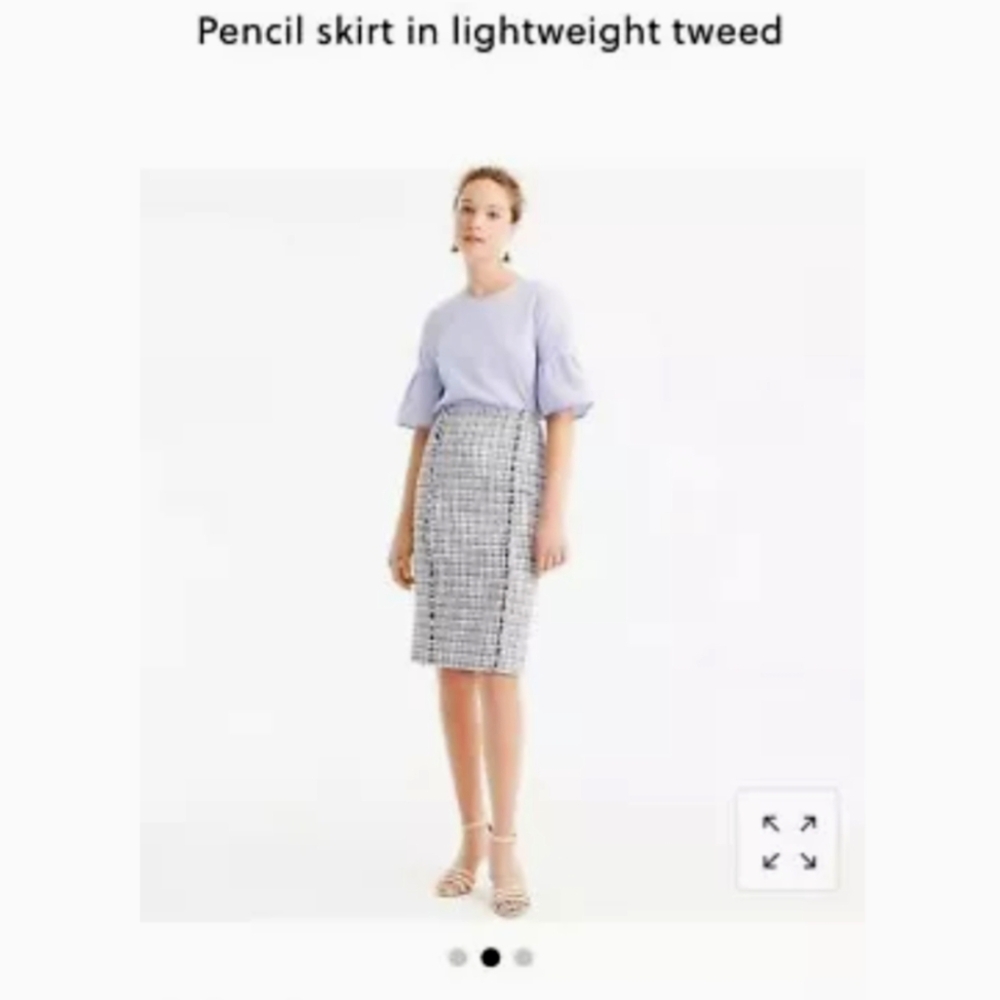 JCrew tweed skirt. New never worn. Elegant and classy.